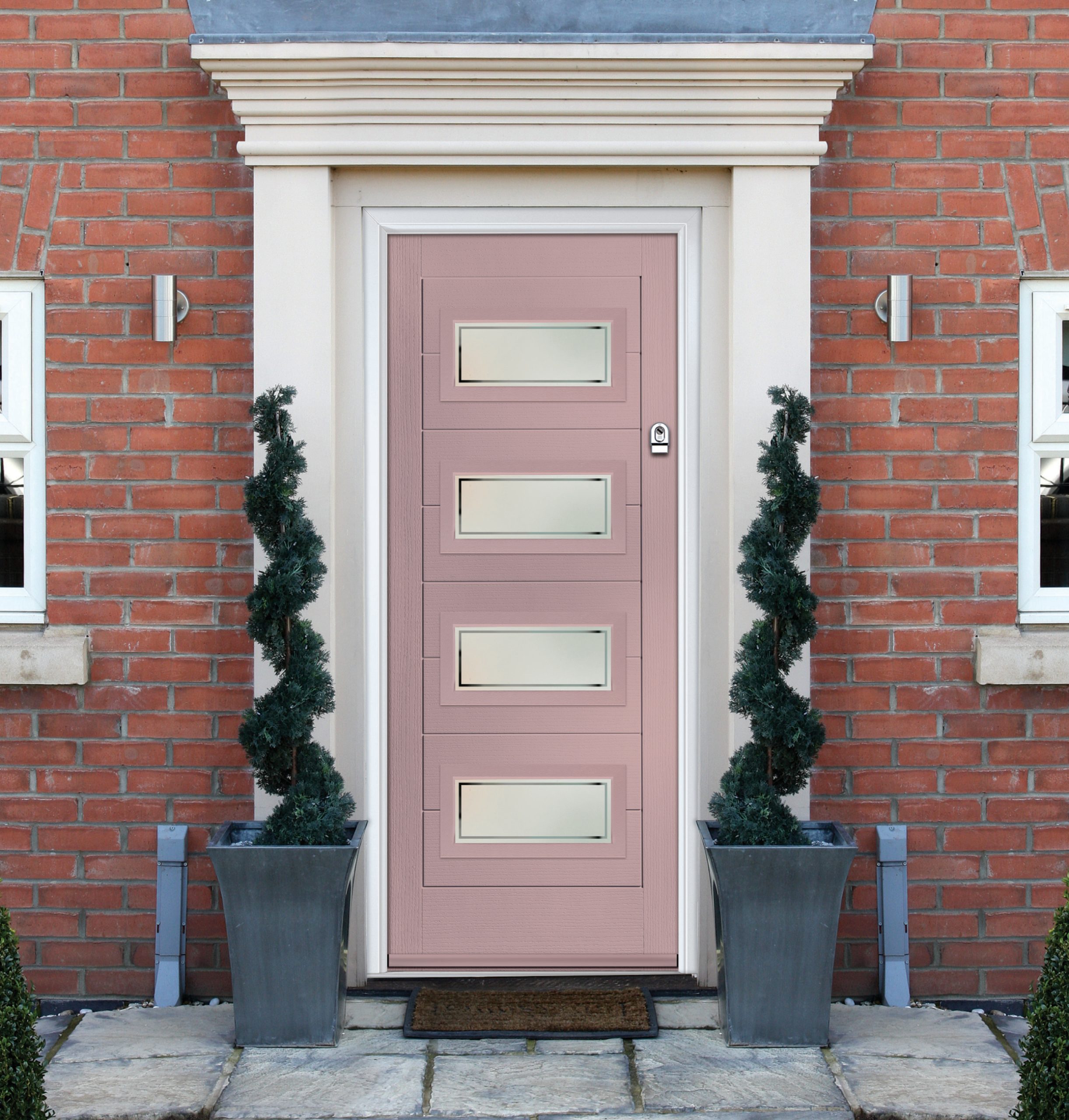Pink composite door by Doorco