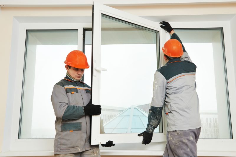 install energy efficient double glazed windows