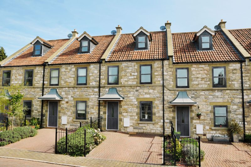 Victorian sliding sash windows in terraced houses