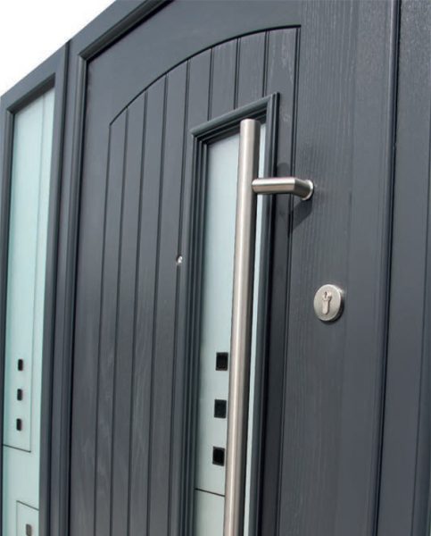 Black palladio composite door 