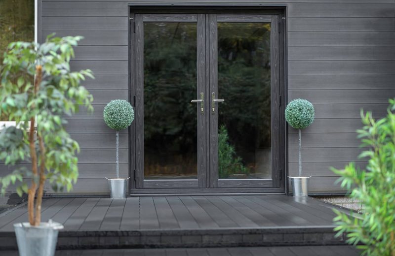 Heritage Collection Flush Door in grey