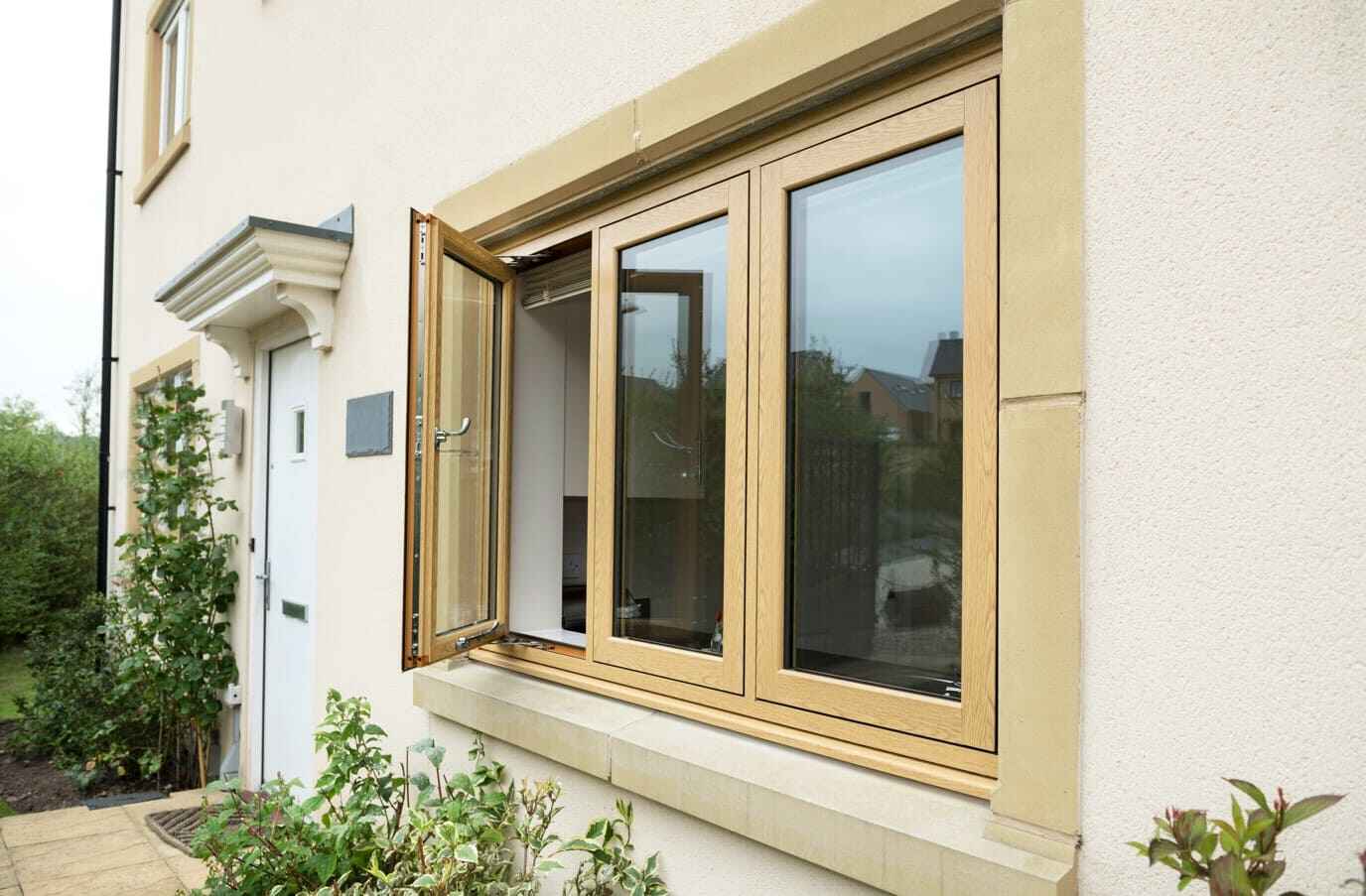 Traditional Heritage flush sash window made from uPVC
