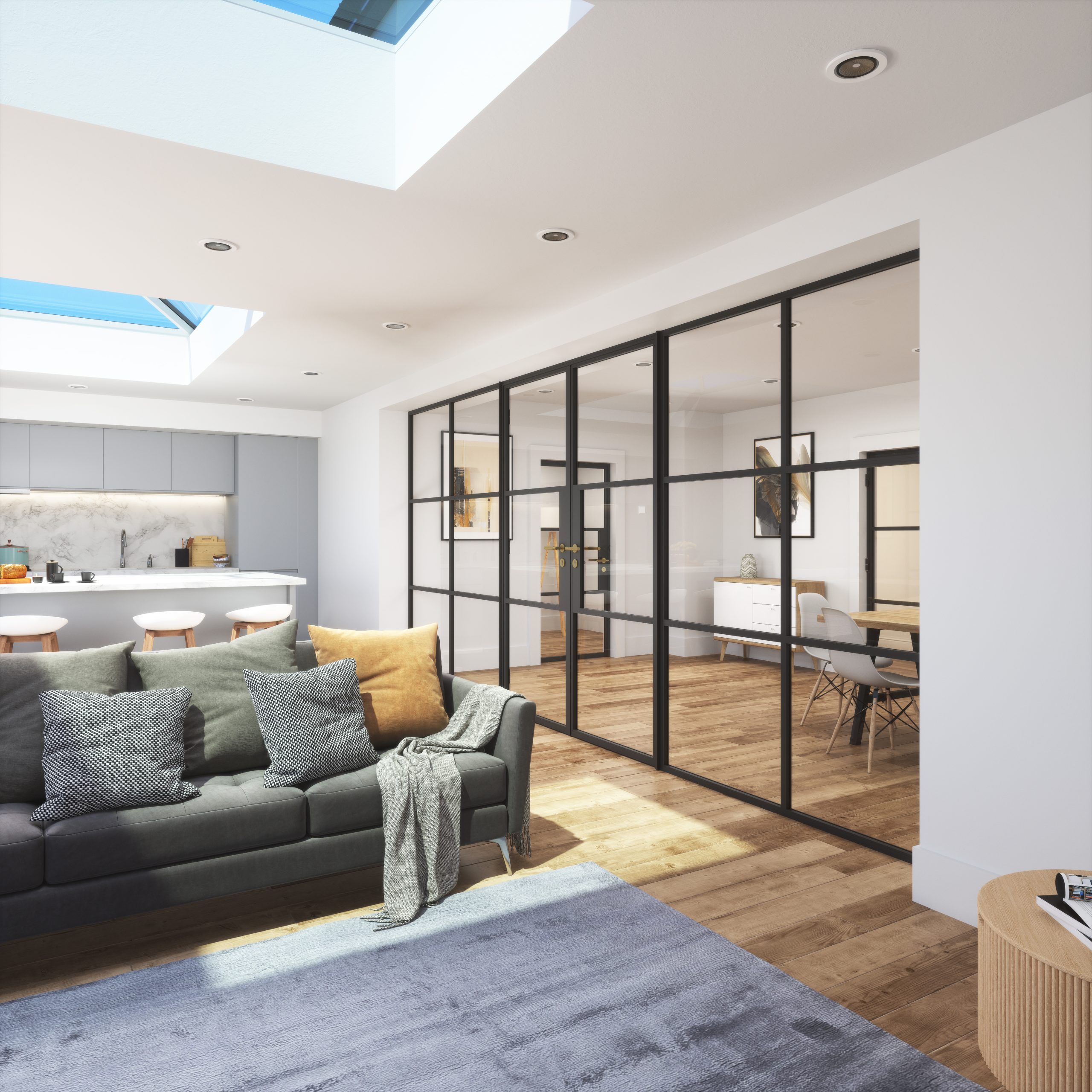 Aluminium Internal Doors