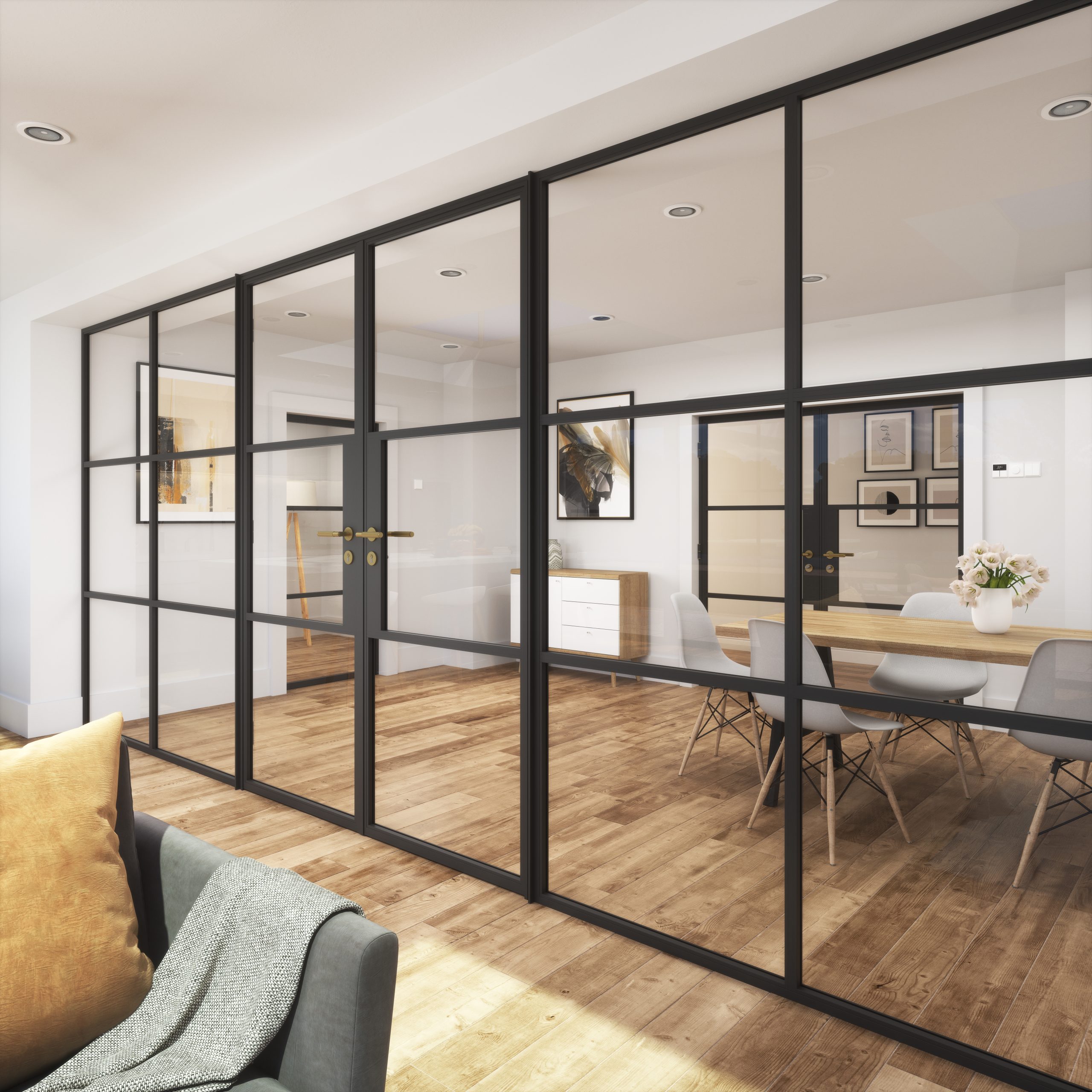 Aluminium Internal Doors